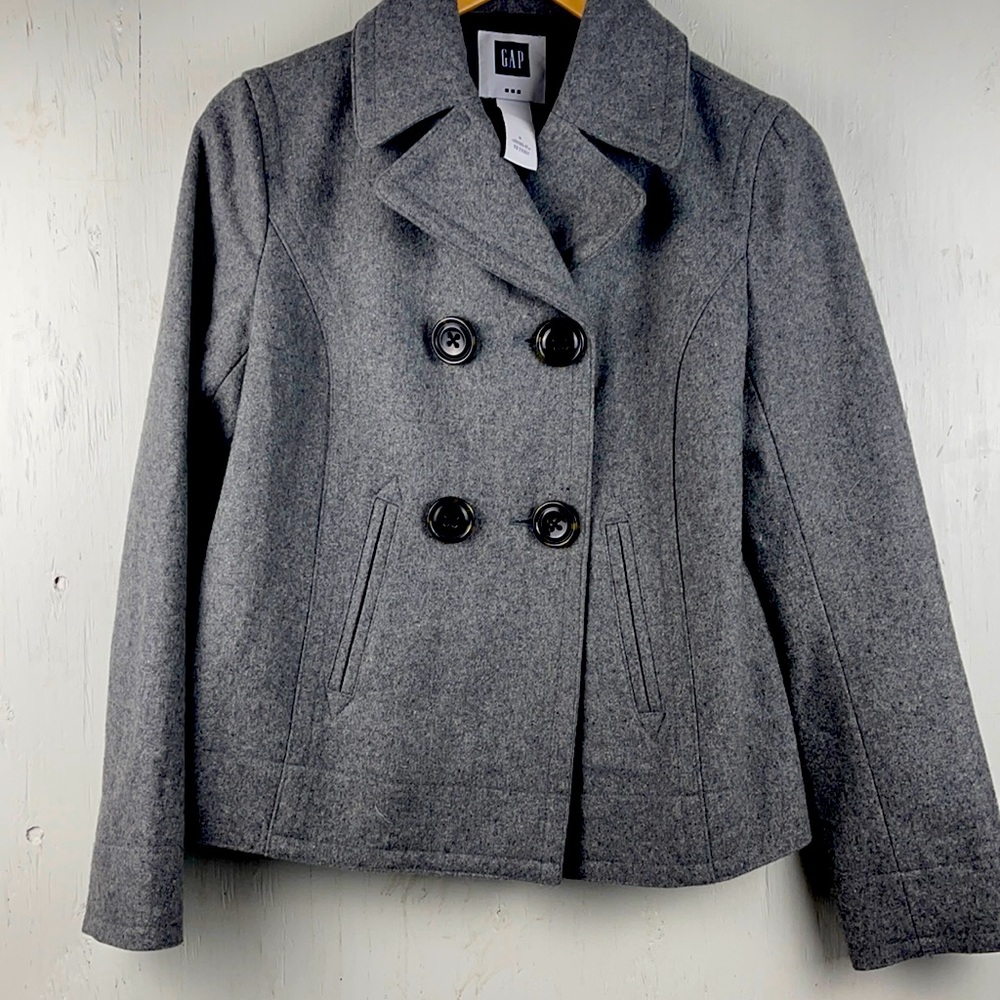 Gap pea coat gray size S